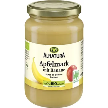 ALNATURA BIO Jablečné pyré s banánem 100% ovoce 360g