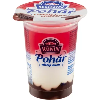 Mlékárna Kunín Pohár mléčný dezert s čokoládovou příchutí 150g