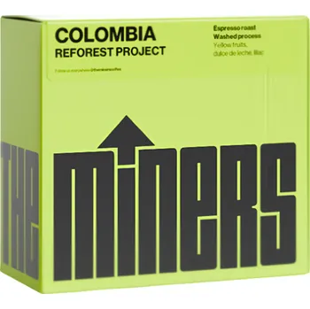 Káva The Miners Colombia Reforest kávová zrna 250g