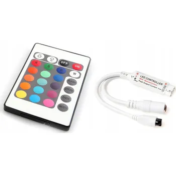 LED páska Ovladač / Kontrolér RGB IR + dálkový ovladač 24 pro LED RGB pásky