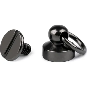 Nýt Sedlářský nýt šroubovací s kroužkem Ø8 mm, střední, 3 nikl černý