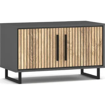 Botník Botník SALEMI 2D šedá/dub přírodní