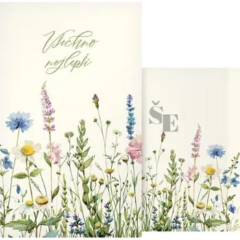 Blahopřání srdečné M11-572H bez textu