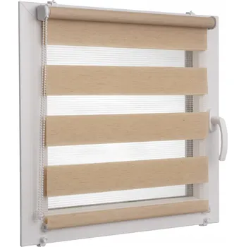 Roleta VOPPI ROLETA DEN A NOC 41x230 CM SVĚTLE RŮŽOVÁ MRAMOROVÁ