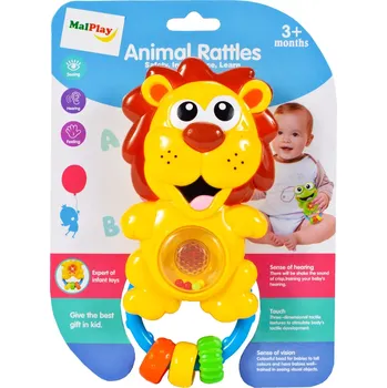 Chrastítko lvíček se světlem a melodiemi