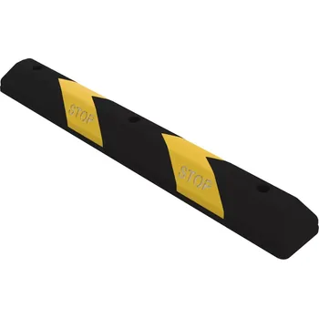 Dopravní značení Černo-žlutý plastový (PPC) reflexní parkovací doraz FLOMA PS91 - 110 x 15 x 10 cm, 85628906