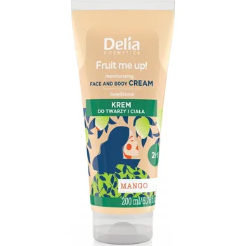 Tělový krém DELIA Mango krém 2v1 na obličej a tělo, 200 Ml