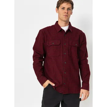 Pánská košile Volcom Augustone (merlot) XL, vínově červená