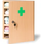 B2B Partner Dřevěná nástěnná lékárnička, 43x30x14 cm, buk, bez náplně