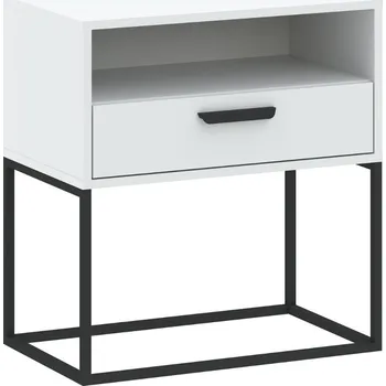 Noční stolek Noční stolek 1S NR4 CEDEIRA bílá