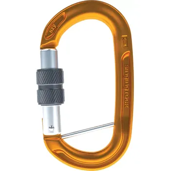 karabina Karabina SINGING ROCK OXY Screw-Lock - s příčkou zlatá