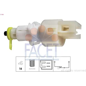 Spínač, ovládání spojky (GRA) FACET 7.1108
