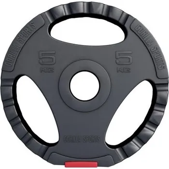 Gorilla Sports Činkový kotouč Olympia, plast, 5 kg