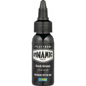 Tetovací barva 30ML PLATINUM BY DYNAMIC DARK GREEN BARVA INKOUST