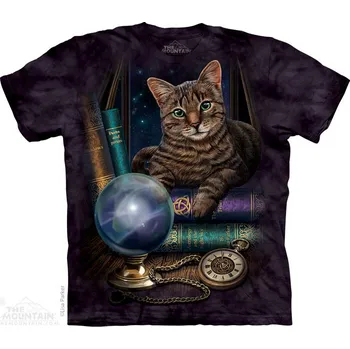 Pánské tričko Pánské batikované triko The Mountain - The Fortune Teller - fialové Velikost: XXXL 10-4246-6