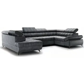 Sedací souprava Levostranná rozkládací rohová pohovka Valoris U - Meble Bogart monolith 92 340x77 cm