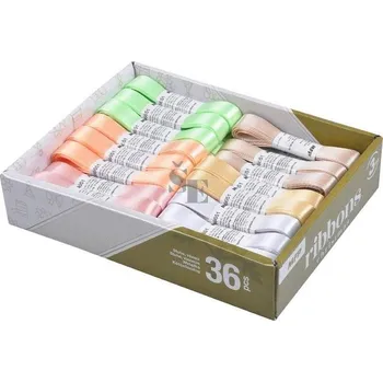 Stuha Stuha saténová textilní 3m x 1,2cm 8886651 mix