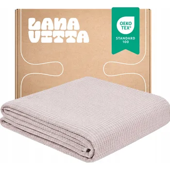 Prostěradlo Bavlna deka Lanavitta 200 cm x 220 cm béžová