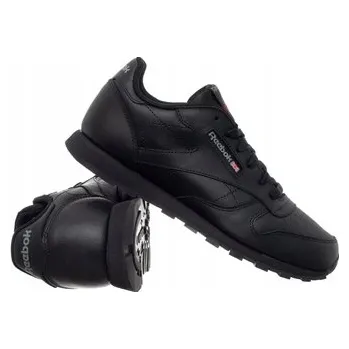 Dámské tenisky Reebok sportovní boty z přírodní kůže černé barvy, velikost 36,5