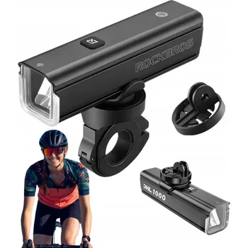 Cyklosvítilna Osvětlení na kolo Rockbros RHL-1000 1000 lm, USB
