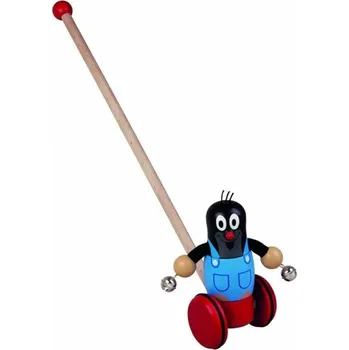 Dřevěná hračka Hračka Krtek k tlačení