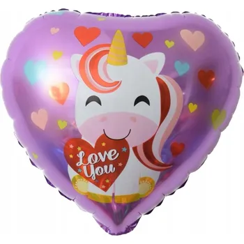 Balónek Fóliový balónek Srdce I LOVE YOU Valentýn, 45 cm
