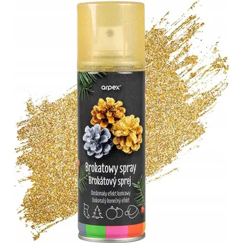 Barva ve spreji Brokát barva ve spreji ZLATO STŘÍBRO MULTI, 125 ml