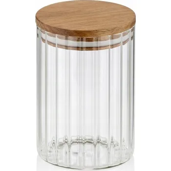 Dóza na potraviny Zásobní dóza Dorothea sklo transparentní 13,0cm 9,0cm 0,6l