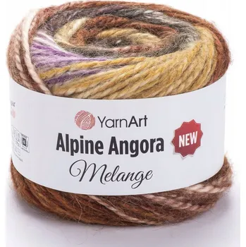 Příze Pletací příze YarnArt ALPINE ANGORA MELANGE 6410 150g/150m