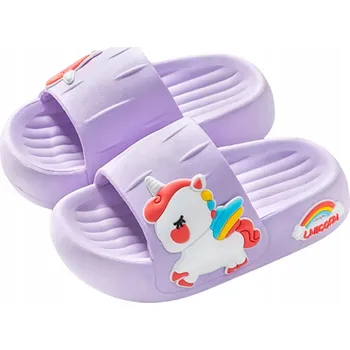 Chlapecké pantofle Pantofle dětské Unicorn Jednorožec koupací k bazénu plážové 30-31 (P038)