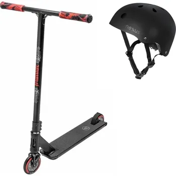 Koloběžka Výhodný freestyle set Movino MANIAC, RED