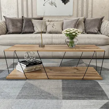 Konferenční stolek Konferenční stolek POLOK borovice/černá