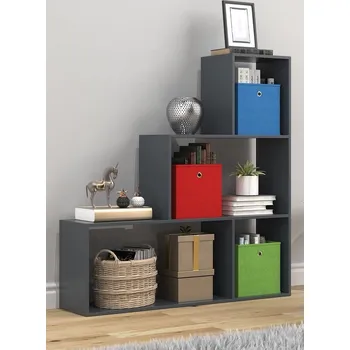 Komoda Vcm Schodová police Dubila M, antracitová