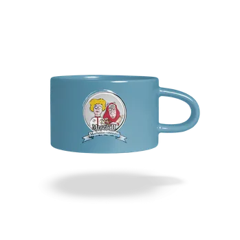 Bastard Mrazík 2 hrnek makronka Blue Macaron