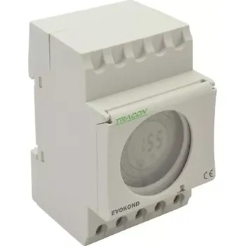 Spínací hodiny Tracon EVOKOND Digitální spínací hodiny denní, modulární, 230VAC, 16(4)A, 48 ON-OFF (Tracon EVOKOND)