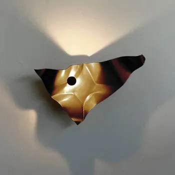 Lampička Knikerboker LED nástěnné světlo Zona d'ombra, kávově hnědá, 79 cm 1 x 14 W LED - Doprava zdarma