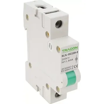 Jistič Tracon SLJL-DC220-Z Modulární kontrolka Led, zelená, 220V DC (Tracon SLJL-DC220-Z)