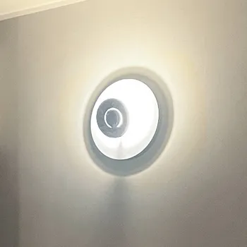 Lampička Knikerboker LED nástěnné světlo DoppioZero, bílá/šedá, Ø 30 cm bílá, antracitová 1 x 16 W LED - Doprava zdarma