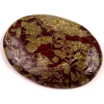 Přírodní kámen Kabošon Dragon Blood Jasper č.7223 (35x27x6mm)