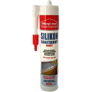 stavební silikon Sanitární silikon Wkręt-met bílý 310 ml
