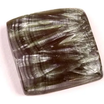Přírodní kámen Kabošon Serafinit č.7209 (20x20x5mm)
