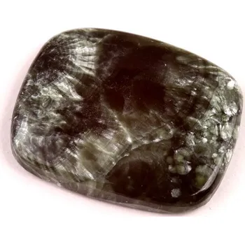 Přírodní kámen Kabošon Serafinit č.7211 (31x26x5mm)