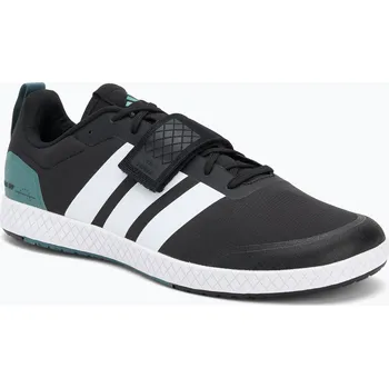 Pánská móda Vzpěračské boty Adidas The Total 2 core black/grey six