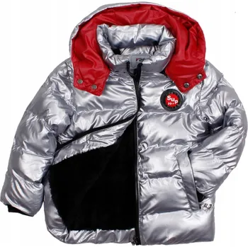 Dívčí bunda F-26 Dětská péřová bunda zimní, velikost 128