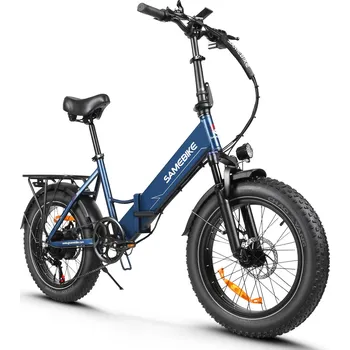 Jízdní kolo SAMEBIKE Skládací elektrokolo SAMEBIKE LOTDM200-II, 20" 48V 13Ah baterie MODRÁ 2025