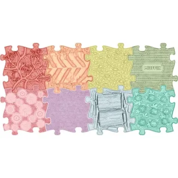 ortopedická podložka Muffik MFK-106 8 dílků duha pastel