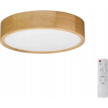 Kulatý Stropní Svítidlo Lamkur 47 x 6 cm béžová, bílá, hnědá