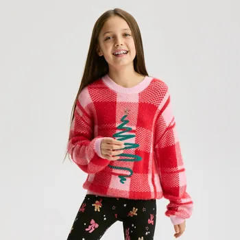 Dívčí oblečení Reserved - Vánoční svetr s viskózou - vícebarevná - 841CF-MLC - 841CF-MLC-U13