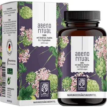 Speciální výživa Naturtreu Večerní rituál - GABA, kozlík, chmel a L-tryptofan, 90 kapslí>