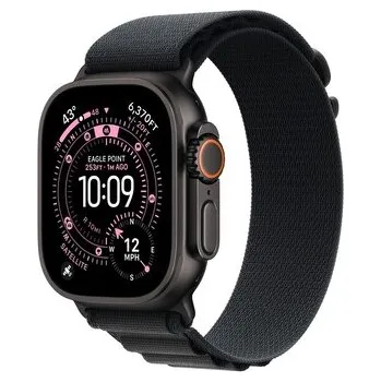 Chytré hodinky Apple Watch 49/46/45/44mm černý Alpský tah střední černý titan